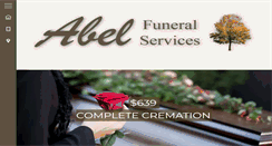 Desktop Screenshot of abelfuneralservices.com