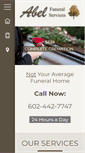 Mobile Screenshot of abelfuneralservices.com